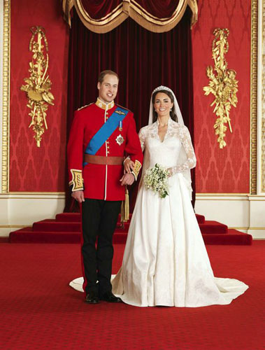 英国威廉王子婚纱照_威廉王子结婚照